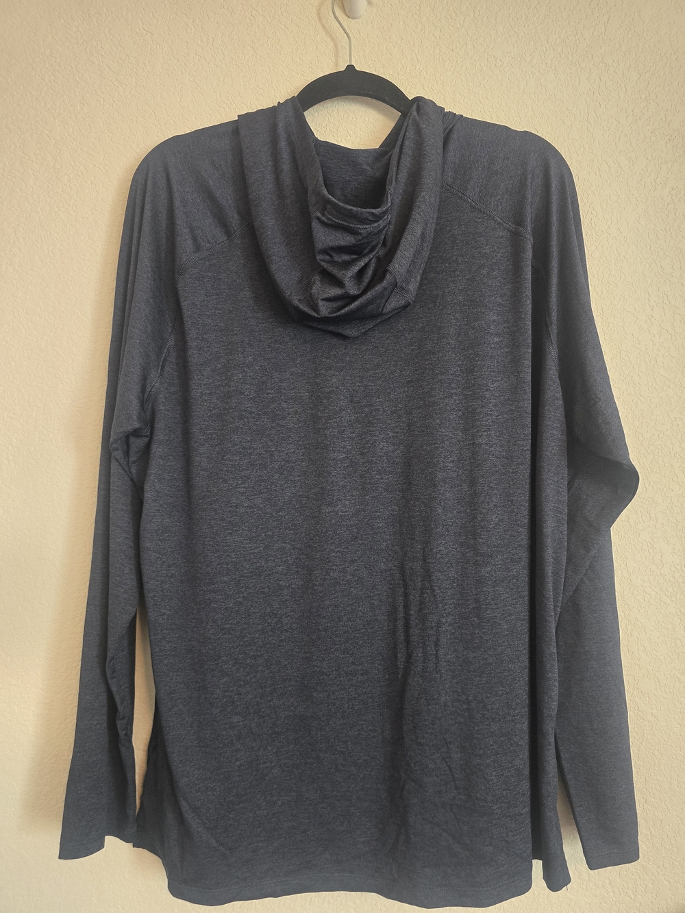 The North Face Men's Hooded Zip-Up Sweater -heathered Navy Size XL